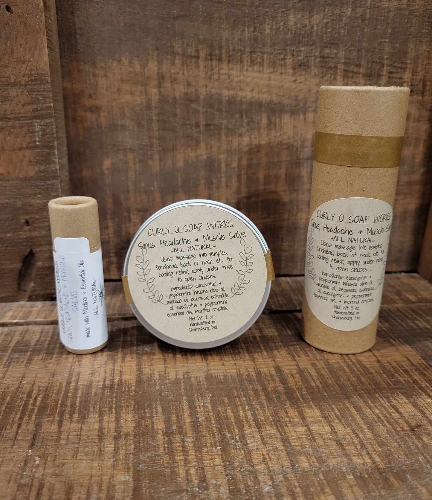 Sinus, Headache & Muscle Salve