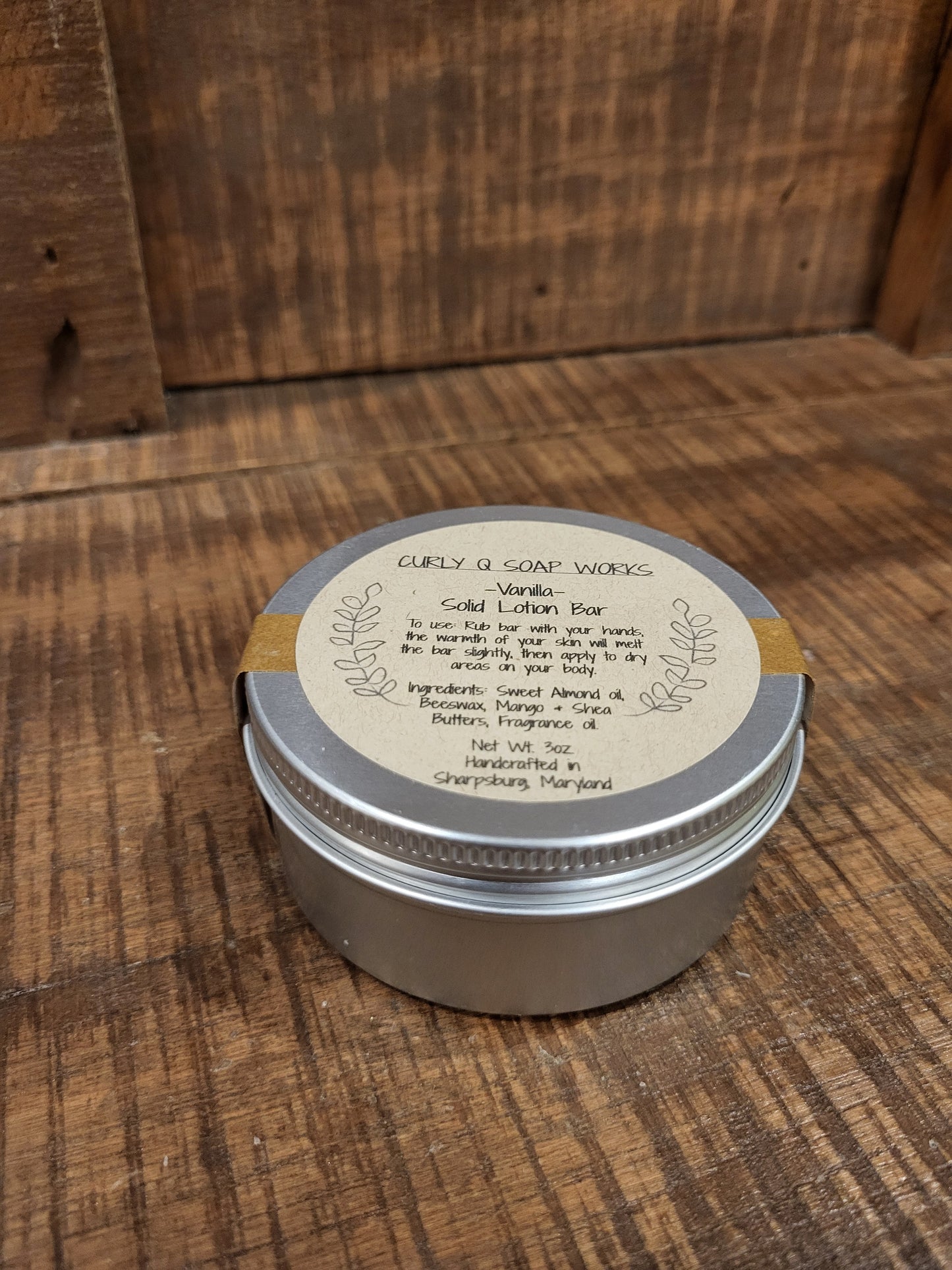 Solid Lotion Bars